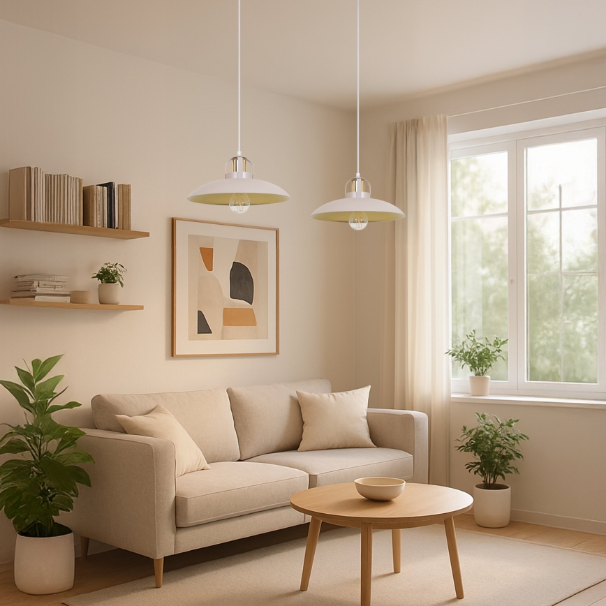 Brilagi - LED Pakabinamas sietynas FLAMENGO 2xE27/60W/230V smėlio spalva