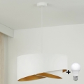 Brilagi - LED Pakabinamas sietynas LYRA 1xE27/15W/230V balta/auksas