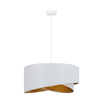 Brilagi - LED Pakabinamas sietynas LYRA 1xE27/15W/230V balta/auksas
