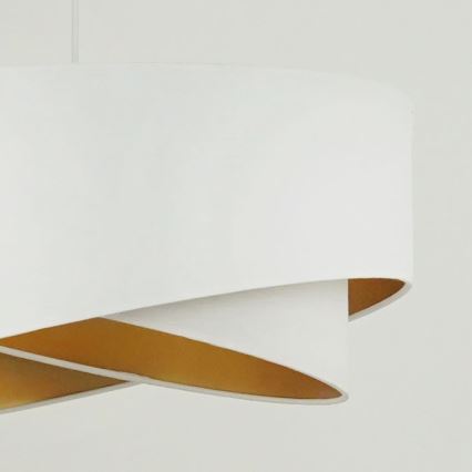 Brilagi - LED Pakabinamas sietynas LYRA 1xE27/15W/230V balta/auksas