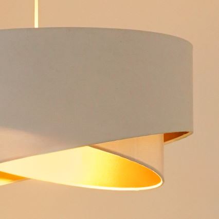 Brilagi - LED Pakabinamas sietynas LYRA 1xE27/15W/230V balta/auksas