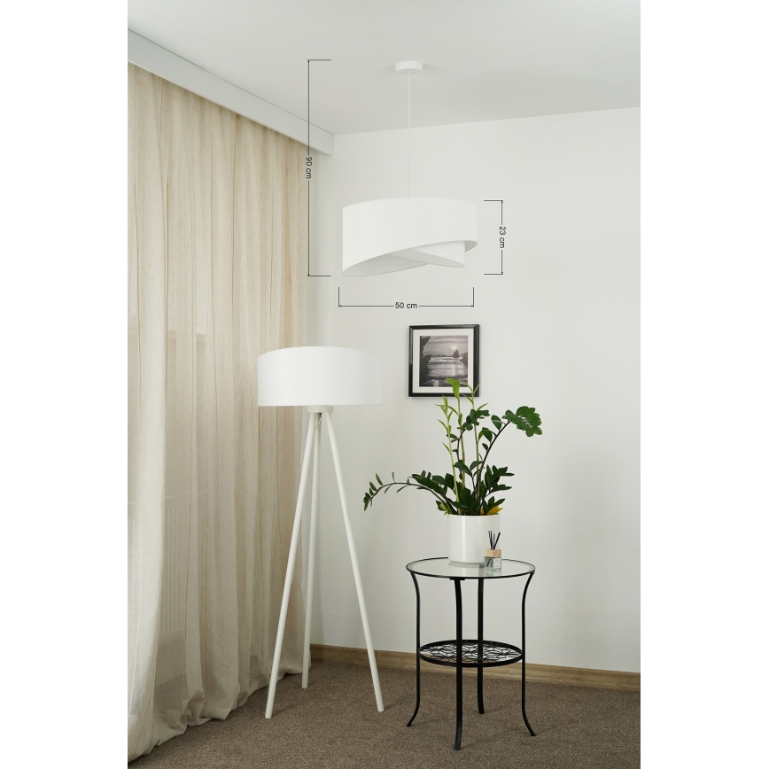 Brilagi - LED Pakabinamas sietynas LYRA 1xE27/15W/230V balta