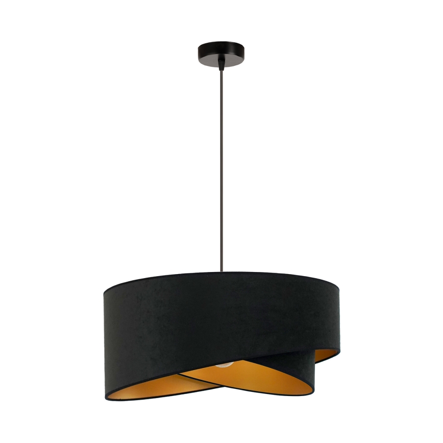 Brilagi - LED Pakabinamas sietynas LYRA 1xE27/15W/230V juoda/auksas