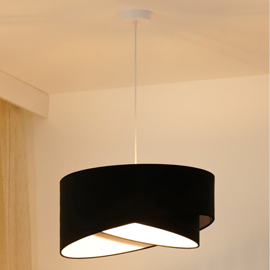 Brilagi - LED Pakabinamas sietynas LYRA 1xE27/15W/230V juoda/balta