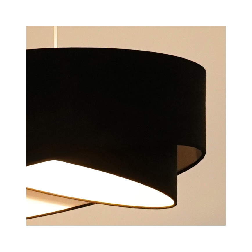 Brilagi - LED Pakabinamas sietynas LYRA 1xE27/15W/230V juoda/balta