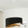 Brilagi - LED Pakabinamas sietynas LYRA 1xE27/15W/230V juoda/kreminė/auksas