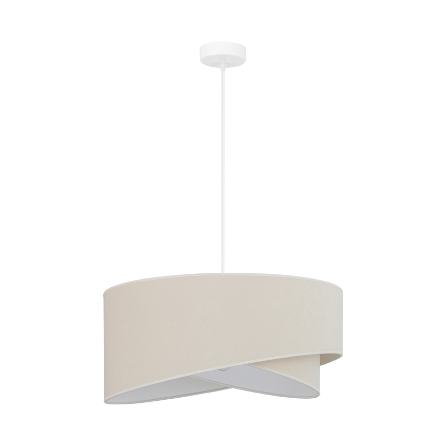 Brilagi - LED Pakabinamas sietynas LYRA 1xE27/15W/230V kreminė/balta