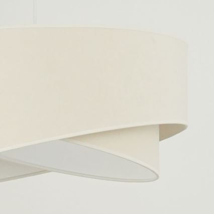 Brilagi - LED Pakabinamas sietynas LYRA 1xE27/15W/230V kreminė/balta