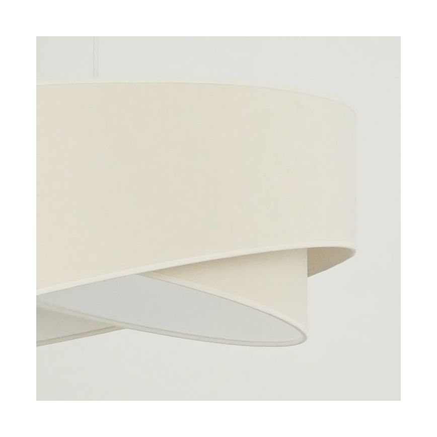 Brilagi - LED Pakabinamas sietynas LYRA 1xE27/15W/230V kreminė/balta