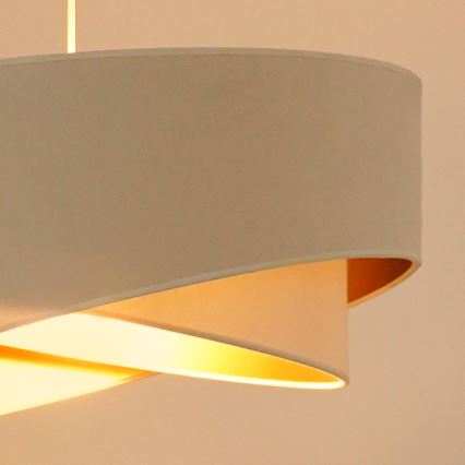Brilagi - LED Pakabinamas sietynas LYRA 1xE27/15W/230V kreminė/balta