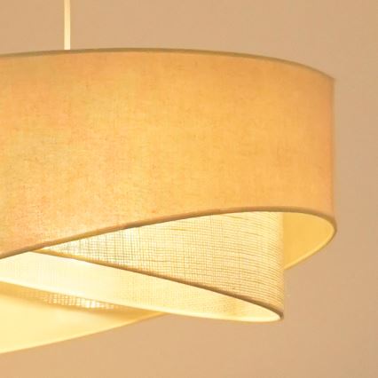 Brilagi - LED Pakabinamas sietynas LYRA 1xE27/15W/230V kreminė