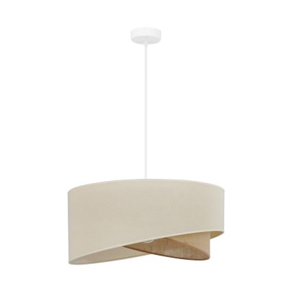 Brilagi - LED Pakabinamas sietynas LYRA 1xE27/15W/230V kreminė/smėlio spalva