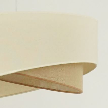 Brilagi - LED Pakabinamas sietynas LYRA 1xE27/15W/230V kreminė/smėlio spalva