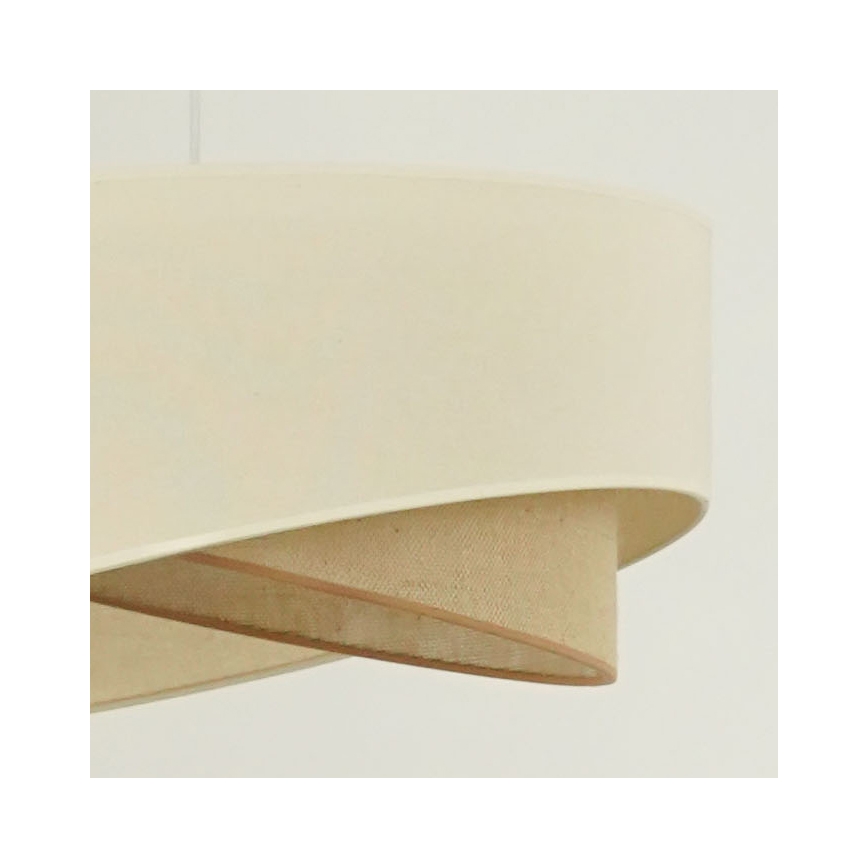 Brilagi - LED Pakabinamas sietynas LYRA 1xE27/15W/230V kreminė/smėlio spalva