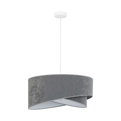 Brilagi - LED Pakabinamas sietynas LYRA 1xE27/15W/230V pilka/balta