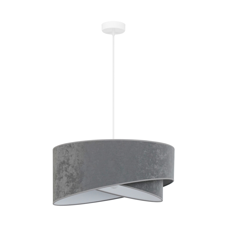 Brilagi - LED Pakabinamas sietynas LYRA 1xE27/15W/230V pilka/balta