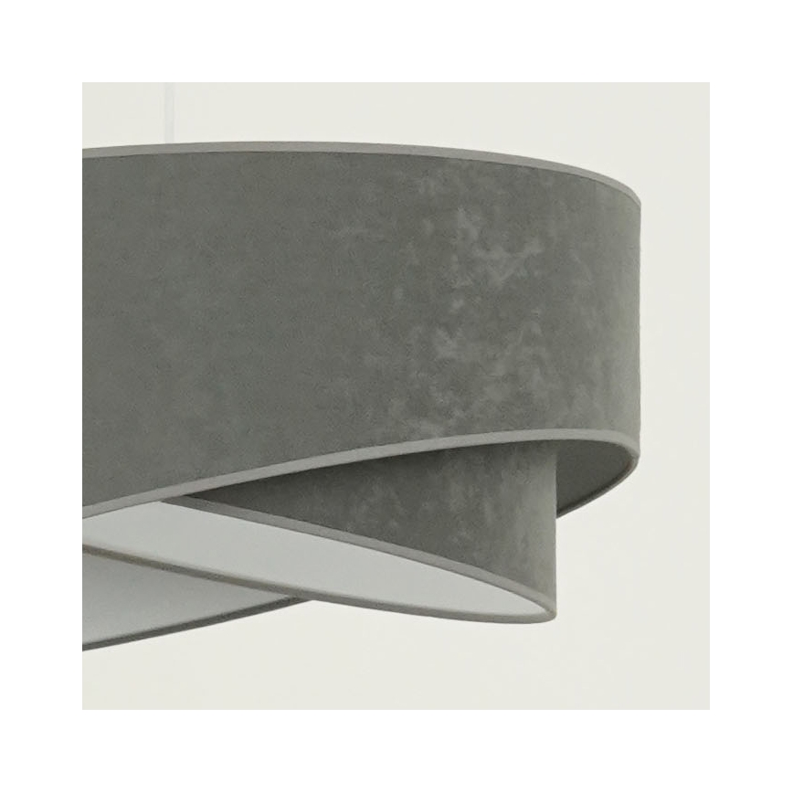 Brilagi - LED Pakabinamas sietynas LYRA 1xE27/15W/230V pilka/balta