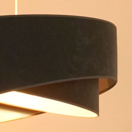 Brilagi - LED Pakabinamas sietynas LYRA 1xE27/15W/230V pilka/balta