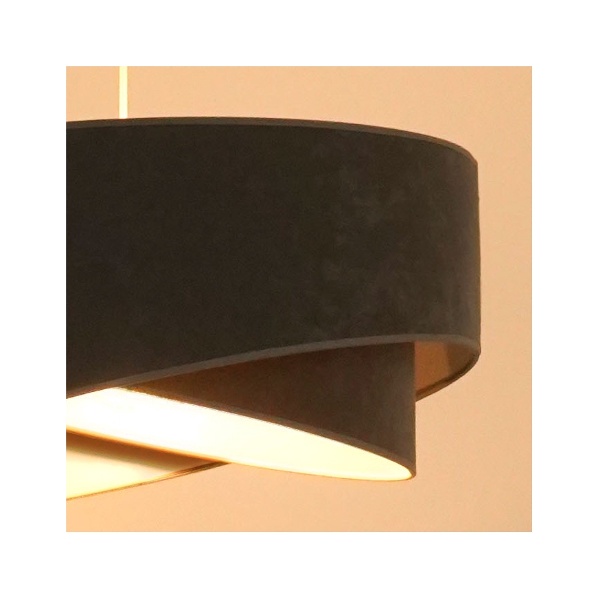 Brilagi - LED Pakabinamas sietynas LYRA 1xE27/15W/230V pilka/balta