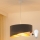 Brilagi - LED Pakabinamas sietynas LYRA 1xE27/15W/230V pilka/kreminė/auksas