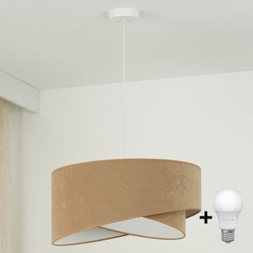 Brilagi - LED Pakabinamas sietynas LYRA 1xE27/15W/230V ruda/balta