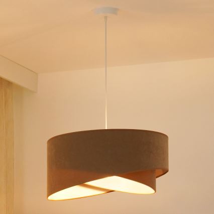 Brilagi - LED Pakabinamas sietynas LYRA 1xE27/15W/230V ruda/balta