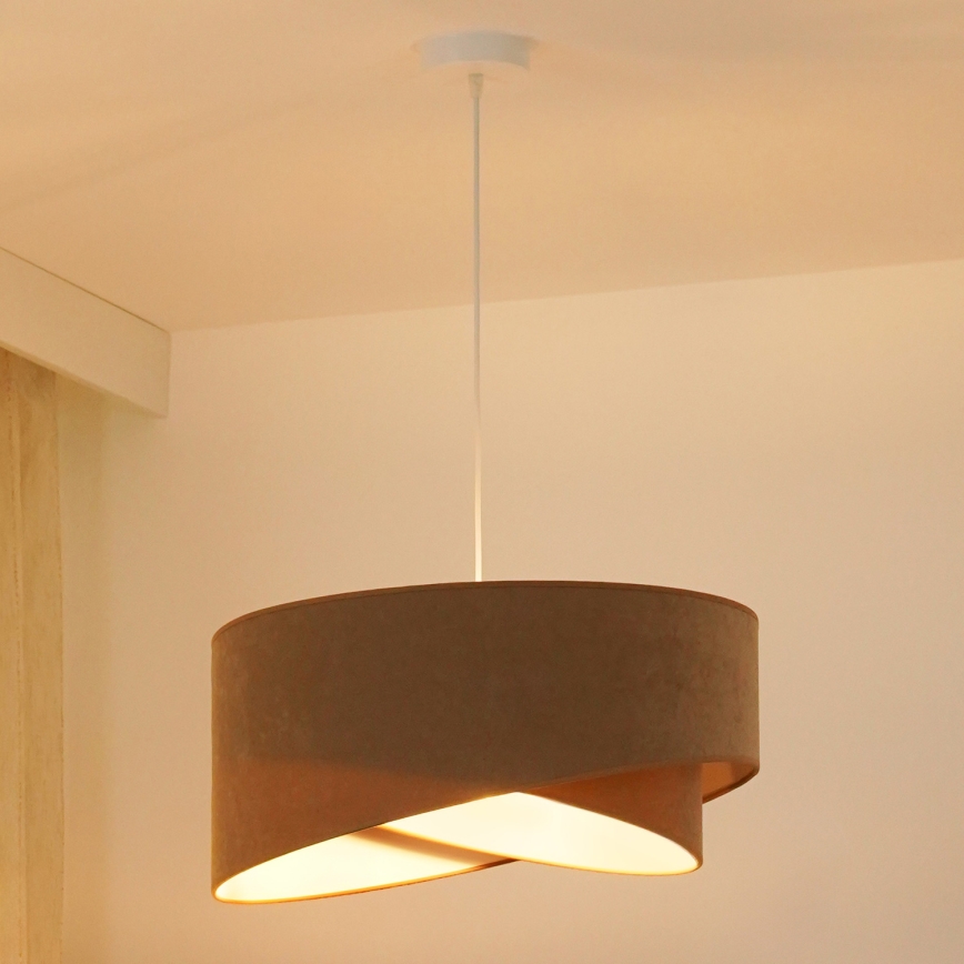 Brilagi - LED Pakabinamas sietynas LYRA 1xE27/15W/230V ruda/balta