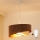 Brilagi - LED Pakabinamas sietynas LYRA 1xE27/15W/230V ruda/kreminė/auksas