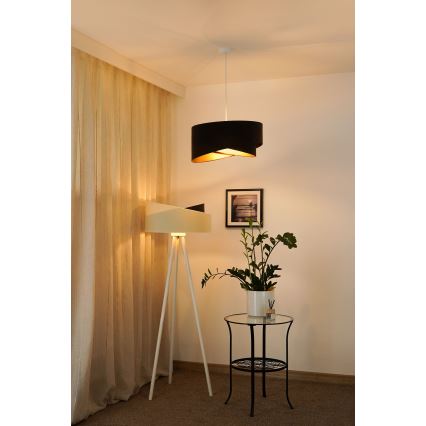 Brilagi - LED Pakabinamas sietynas LYRA 1xE27/15W/230V tamsiai ruda/auksas