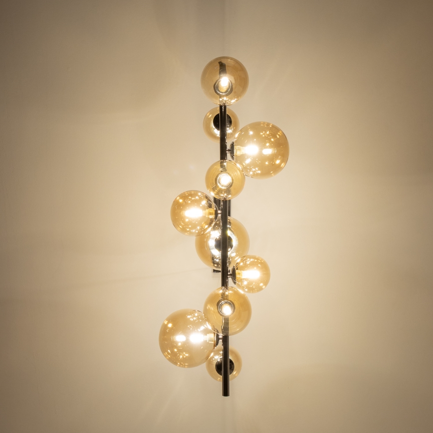 Brilagi - LED Pakabinamas sietynas MILLA 10xG9/3W/230V blizgus chromas/auksas