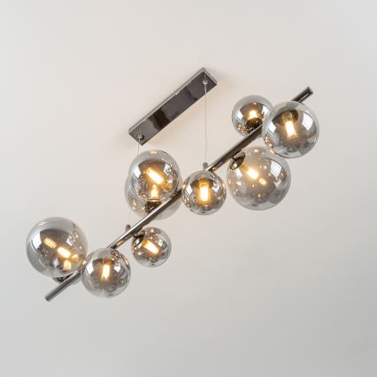 Brilagi - LED Pakabinamas sietynas MILLA 10xG9/3W/230V blizgus chromas/dūminis