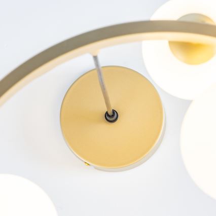 Brilagi - LED Pakabinamas sietynas MILLA 15xG9/3W/230V auksas/balta