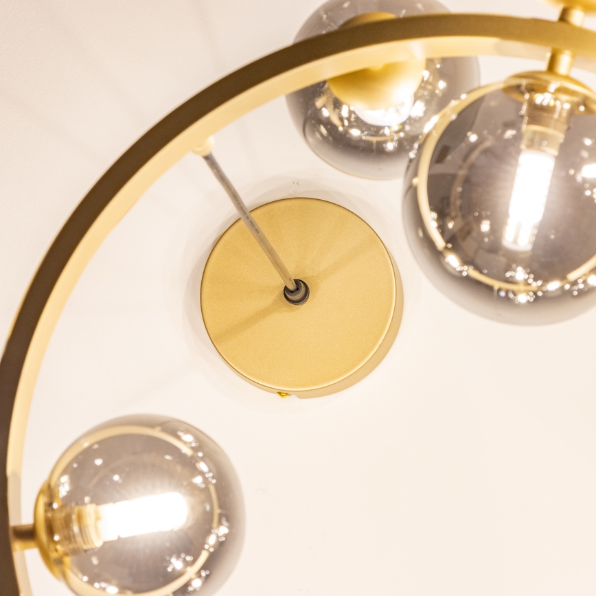 Brilagi - LED Pakabinamas sietynas MILLA 15xG9/3W/230V auksas/dūminis