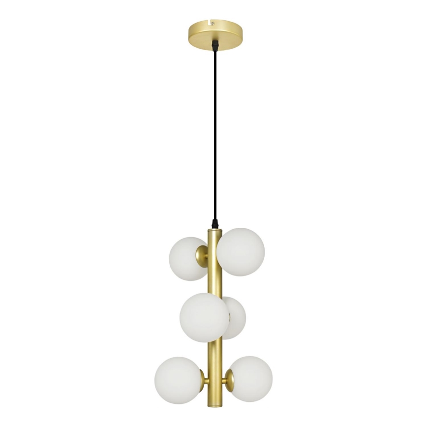 Brilagi - LED Pakabinamas sietynas MILLA 6xG9/3W/230V auksas/balta