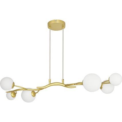 Brilagi - LED Pakabinamas sietynas MISTEL 6xG9/3W/230V auksas/balta