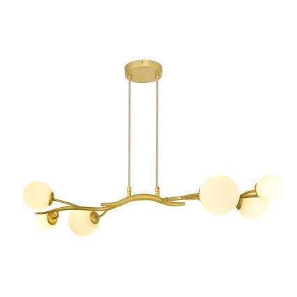 Brilagi - LED Pakabinamas sietynas MISTEL 6xG9/3W/230V auksas/balta