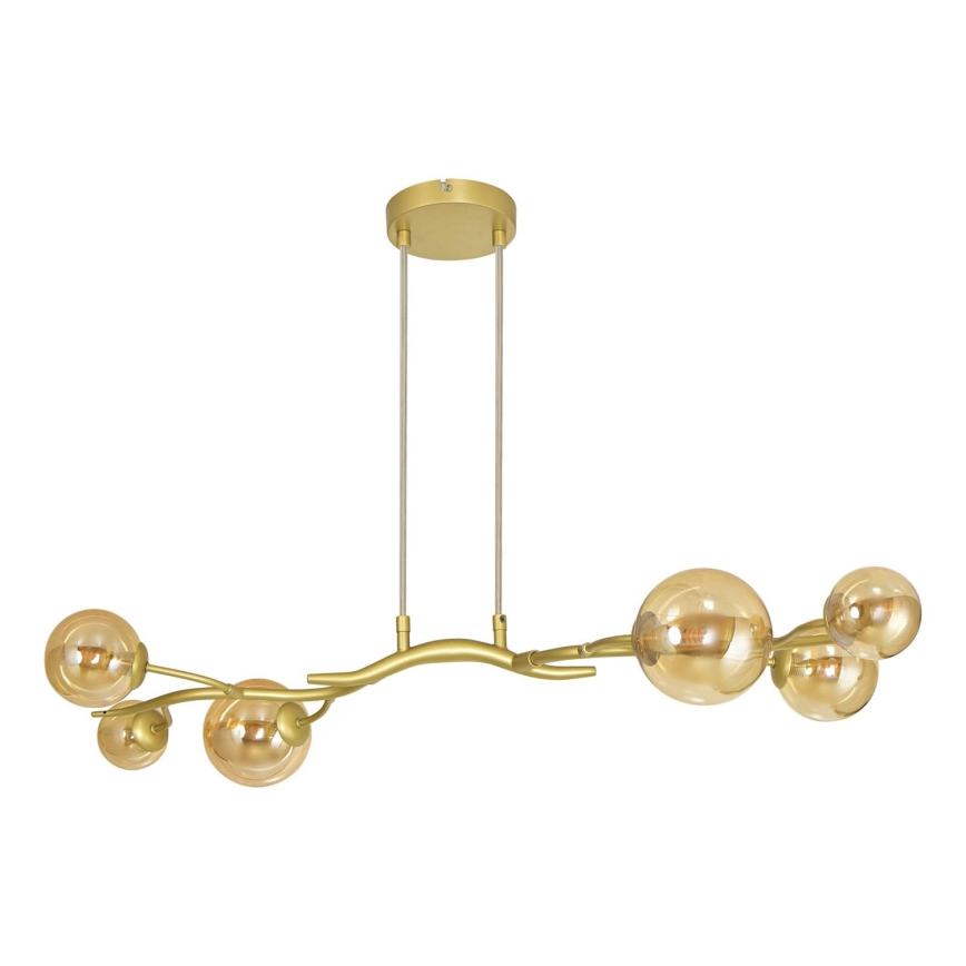 Brilagi - LED Pakabinamas sietynas MISTEL 6xG9/3W/230V auksas