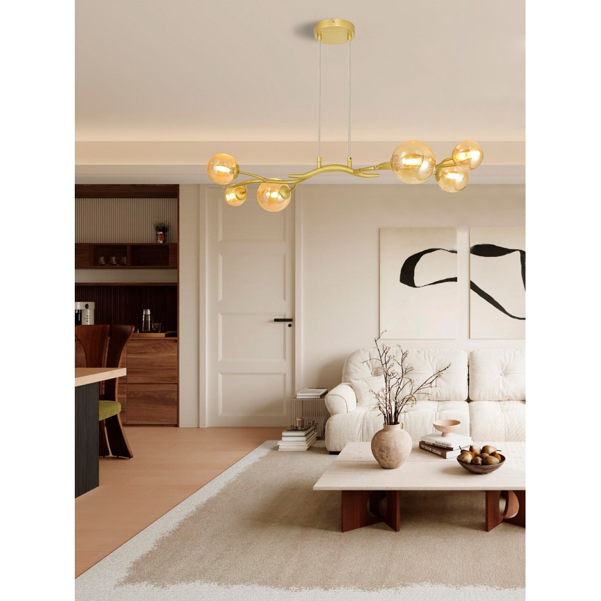 Brilagi - LED Pakabinamas sietynas MISTEL 6xG9/3W/230V auksas