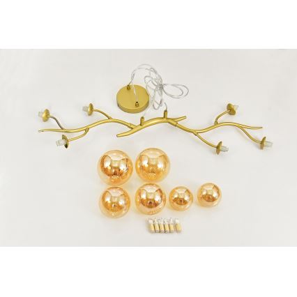 Brilagi - LED Pakabinamas sietynas MISTEL 6xG9/3W/230V auksas