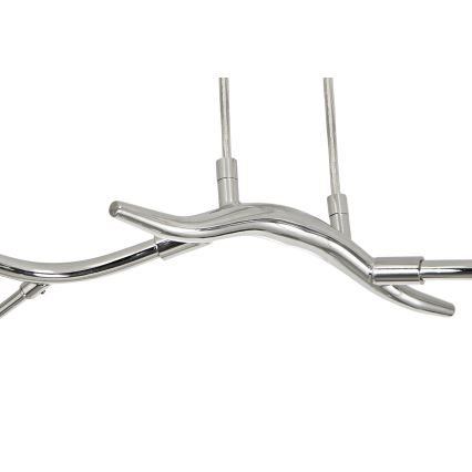 Brilagi - LED Pakabinamas sietynas MISTEL 6xG9/3W/230V blizgus chromas/dūminis