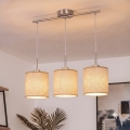Brilagi - LED pakabinamas šviestuvas ant kabelio NUBILA 3xE27/60W/230V šviesiai rudas