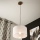 Brilagi - LED Pakabinamas šviestuvas ant laido ANTHONY 1xE27/60W/230V ąžuolas-riešutas/balta