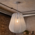 Brilagi - LED pakabinamas šviestuvas ant laido ARVEN 1xE27/8W/230V, skersmuo 37 cm, pilkas