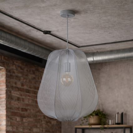 Brilagi - LED pakabinamas šviestuvas ant laido ARVEN 1xE27/8W/230V, skersmuo 37 cm, pilkas