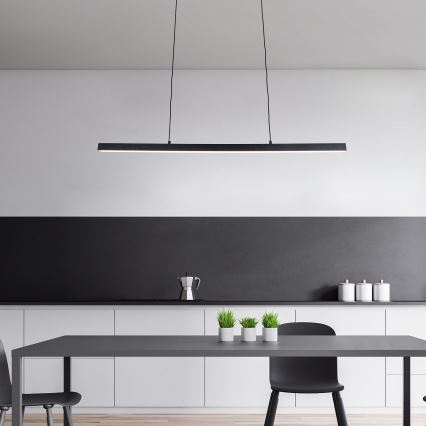 Brilagi - LED pakabinamas šviestuvas ant laido AXIS LED/30W/230V juodas
