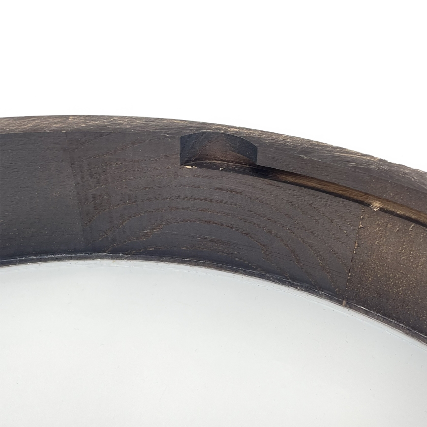 Brilagi - LED pakabinamas šviestuvas ant laido CARVALHO SMOKEY 3xE27/60W/230V, ąžuolo apdaila, skersmuo 47,5 cm