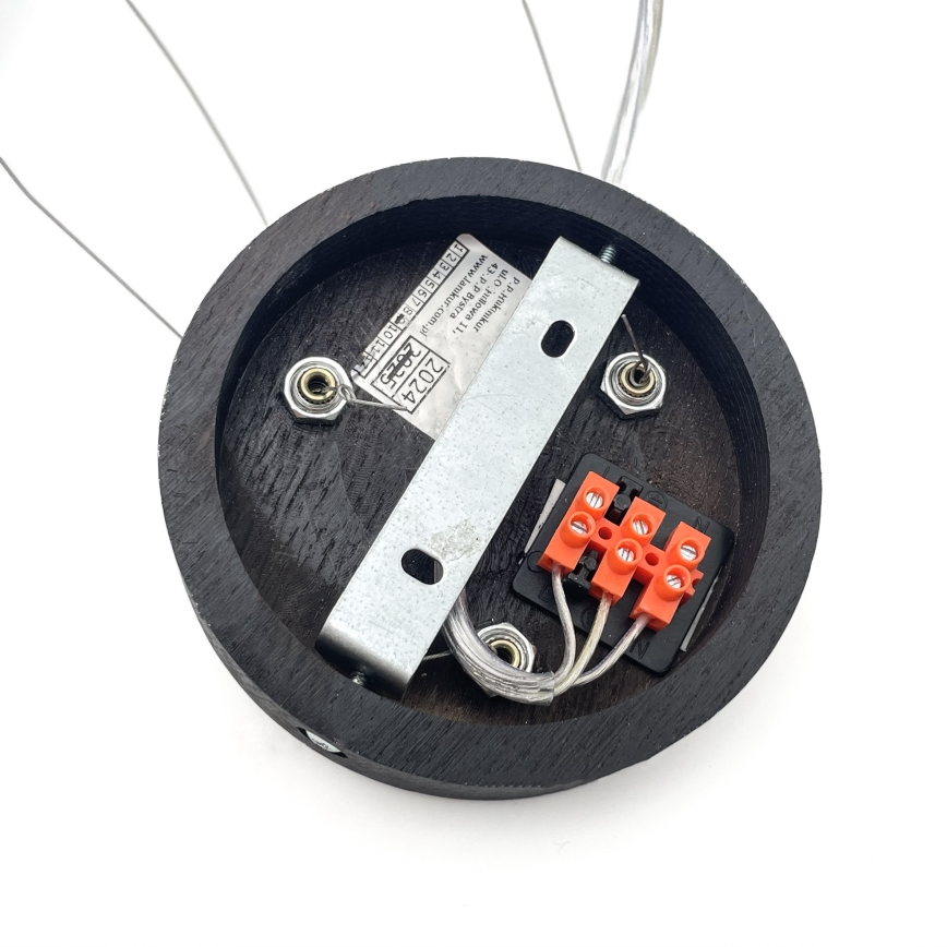 Brilagi - LED pakabinamas šviestuvas ant laido CARVALHO SMOKEY 3xE27/60W/230V, ąžuolo apdaila, skersmuo 47,5 cm