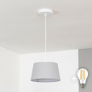 Brilagi - LED pakabinamas šviestuvas ant laido CERIA 1xE27/40W/230V skersm. 25 cm pilka