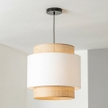 Brilagi - LED pakabinamas šviestuvas ant laido CERIA 1xE27/40W/230V skersmuo 30 cm juoda/smėlio/balta