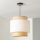Brilagi - LED pakabinamas šviestuvas ant laido CERIA 1xE27/40W/230V skersmuo 30 cm juoda/smėlio/balta